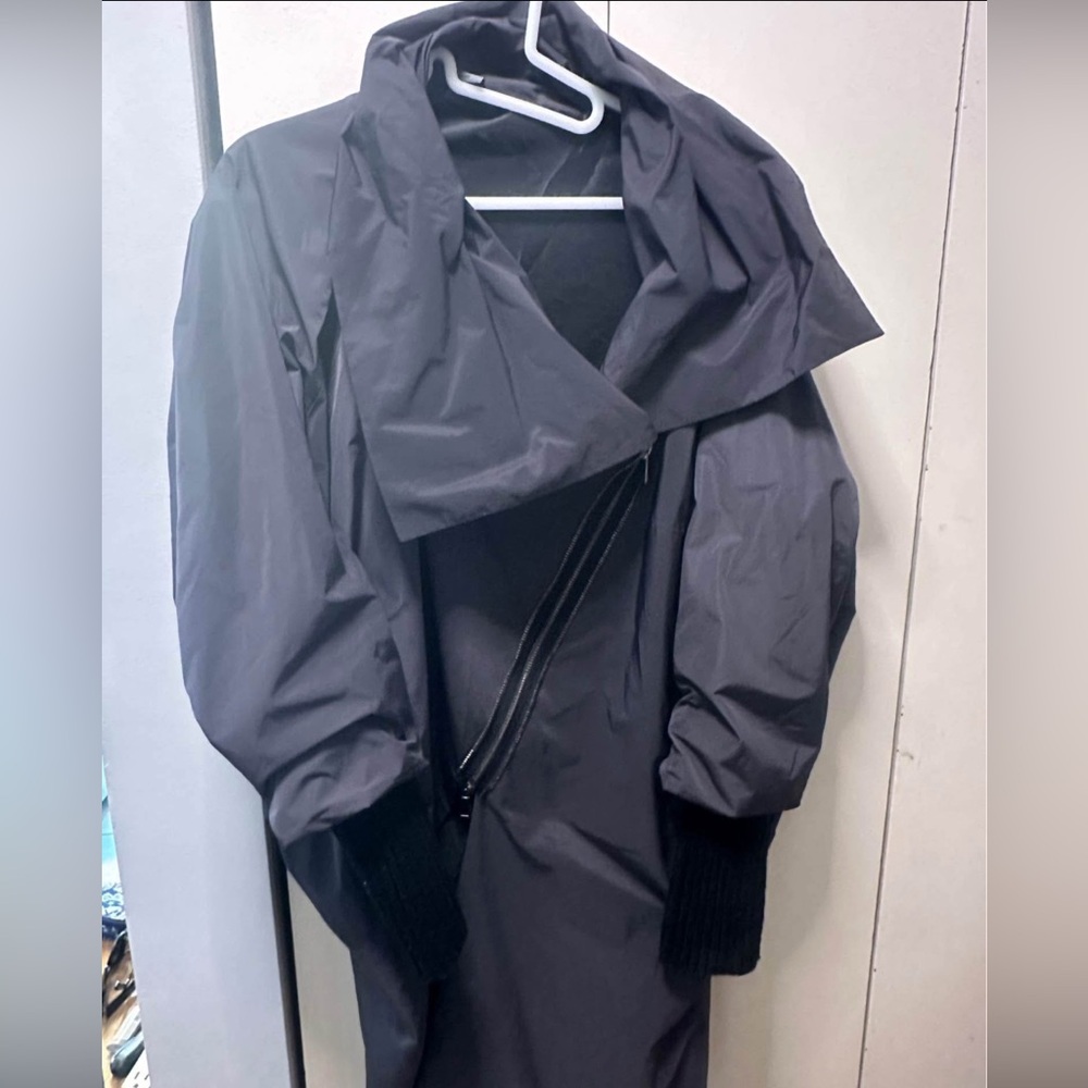 Crea Concept Asymmetrical Zip  Gray Women's Jacket